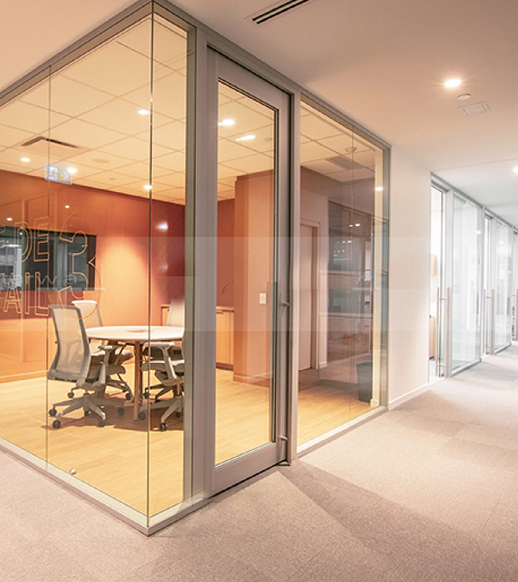 Create the new “open concept” office with Starwall integrated glass wall systems.